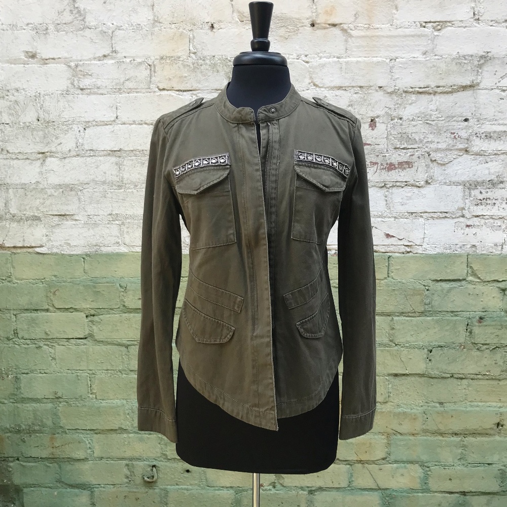ROMEO + JULIET COUTURE Utility Military Jacket